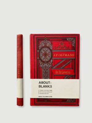 About:Blanks Vintage notitie- & Schetsboek - Rood1