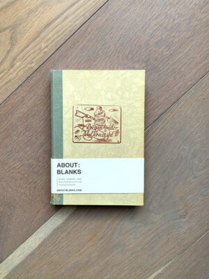 About Blanks │ Notitie- & Schetsboek van Vintage Boekkaft - Biscotti