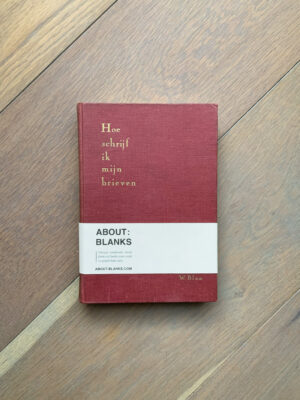 About Blanks │ Notitie- & Schetsboek van Vintage Boekkaft - Schrijf brieven