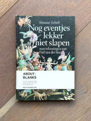 About Blanks │ Notitie- & Schetsboek van Vintage Boekkaft - Niet slapen
