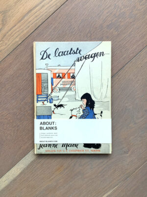 About Blanks │ Notitie- & Schetsboek van Vintage Boekkaft - Illustratie