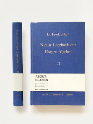 About:Blanks Vintage notitie- & Schetsboek - Blauw1