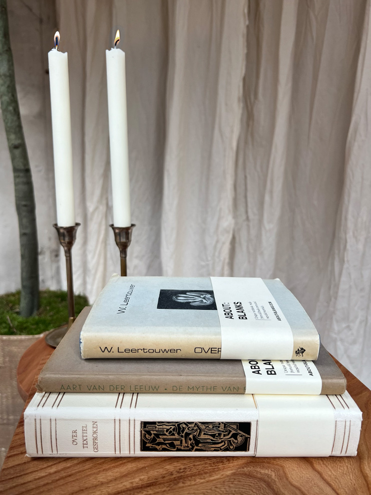 Uniek notitieboekje van About Blanks, gemaakt van hergebruikte boeken.