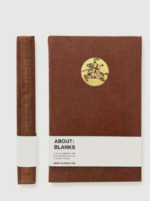 About:Blanks Vintage notitie- & Schetsboek - Bruin2