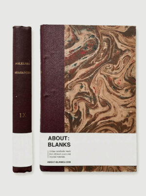 About:Blanks Vintage notitie- & Schetsboek - Bruin3