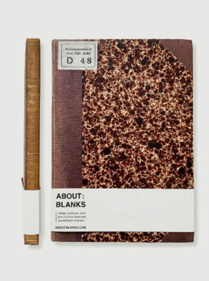About:Blanks Vintage notitie- & Schetsboek - Bruin5