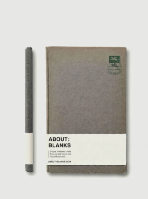 About:Blanks Vintage notitie- & Schetsboek - Grijs1