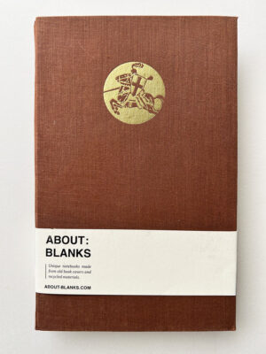 About Blanks │ Notitie- & Schetsboek van Vintage Boekkaft - Ridder