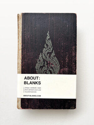 About Blanks │ Notitie- & Schetsboek van Vintage Boekkaft - MAHATMA