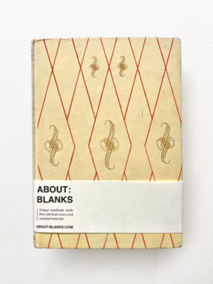About Blanks │ Notitie- & Schetsboek van Vintage Boekkaft - zacht geel