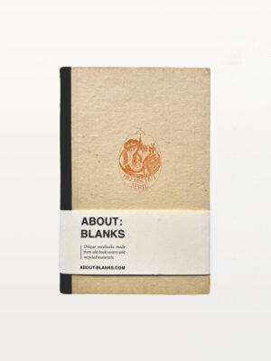 About Blanks │ Notitie- & Schetsboek van Vintage Boekkaft - Vintage Paper