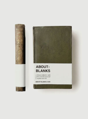 About:Blanks Vintage notitie- & Schetsboek - Groen5