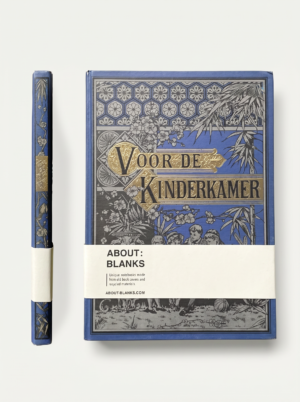 About:Blanks Vintage notitie- & Schetsboek - Blauw2