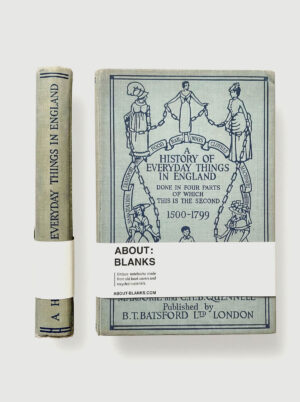 About:Blanks Vintage notitie- & Schetsboek - Groen6