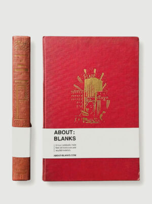 About:Blanks Vintage notitie- & Schetsboek - Rood3