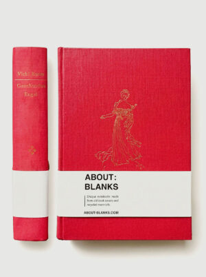 About:Blanks Vintage notitie- & Schetsboek - Rood2