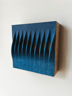 Barbara Kooij Art 'Waves' blauw